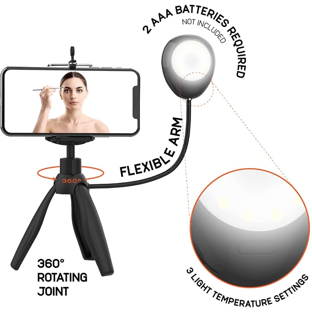 iPhone Mini Tripod w/ light